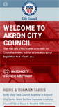 Mobile Screenshot of akroncitycouncil.org