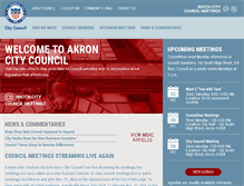 Tablet Screenshot of akroncitycouncil.org